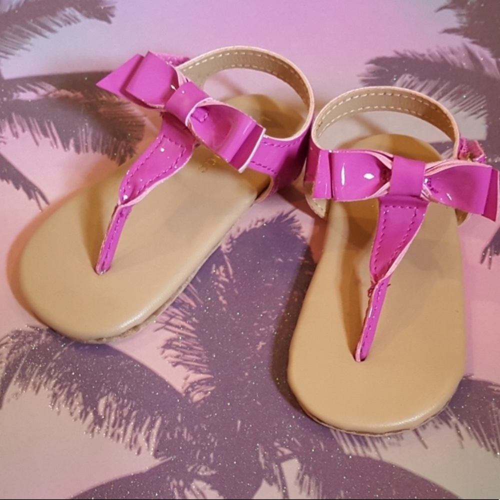Kate Spade Pink Bow Baby Sandals